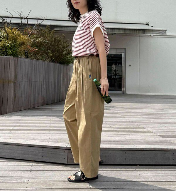 fredy emue「【GEVACO/ゲバコ】ギャザーテーパードパンツ」|チノ|