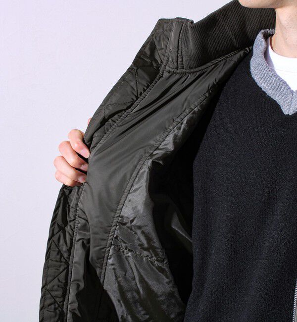 GLOSTER「【フード脱着/2WAY】リブスタンドブルゾン」|ブルゾン・スタジャン|