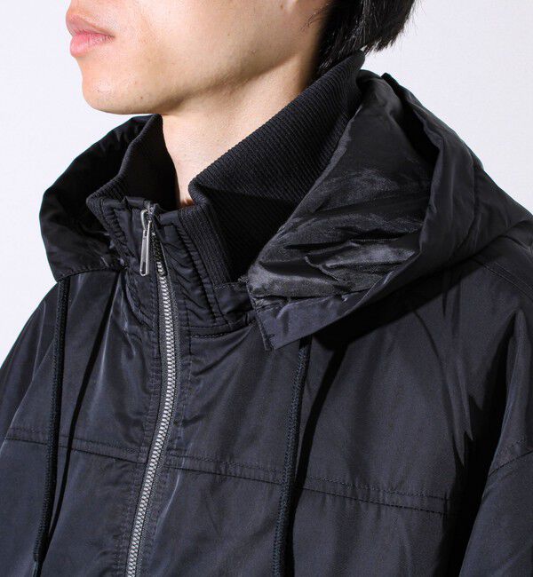 GLOSTER「【フード脱着/2WAY】リブスタンドブルゾン」|ブルゾン・スタジャン|