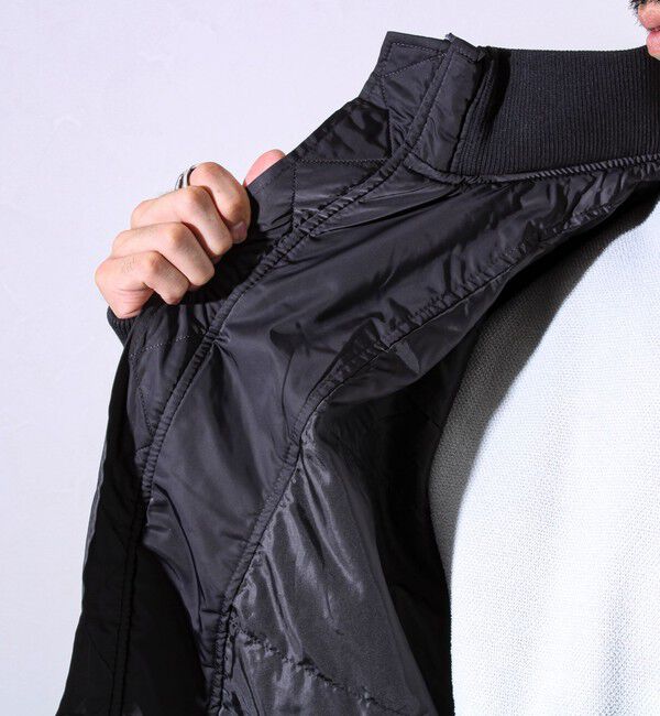 GLOSTER「【フード脱着/2WAY】リブスタンドブルゾン」|ブルゾン・スタジャン|