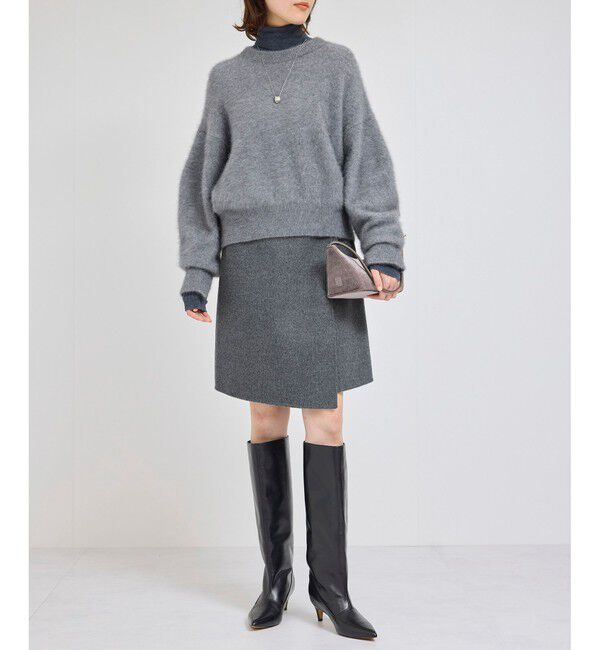 ROPE「ラムリバーラップミニスカート」|スカート|