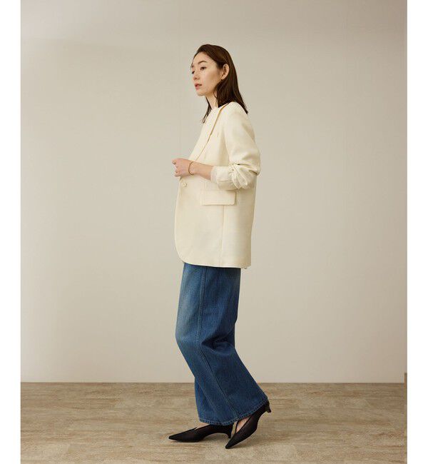 ROPE「シルクウールオーバージャケット」|テーラードジャケット|