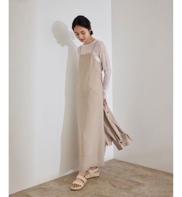 ROPE「【WEB・一部店舗限定】ストレッチシアー＆レースカットソー/洗える」|Tシャツ・カットソー|