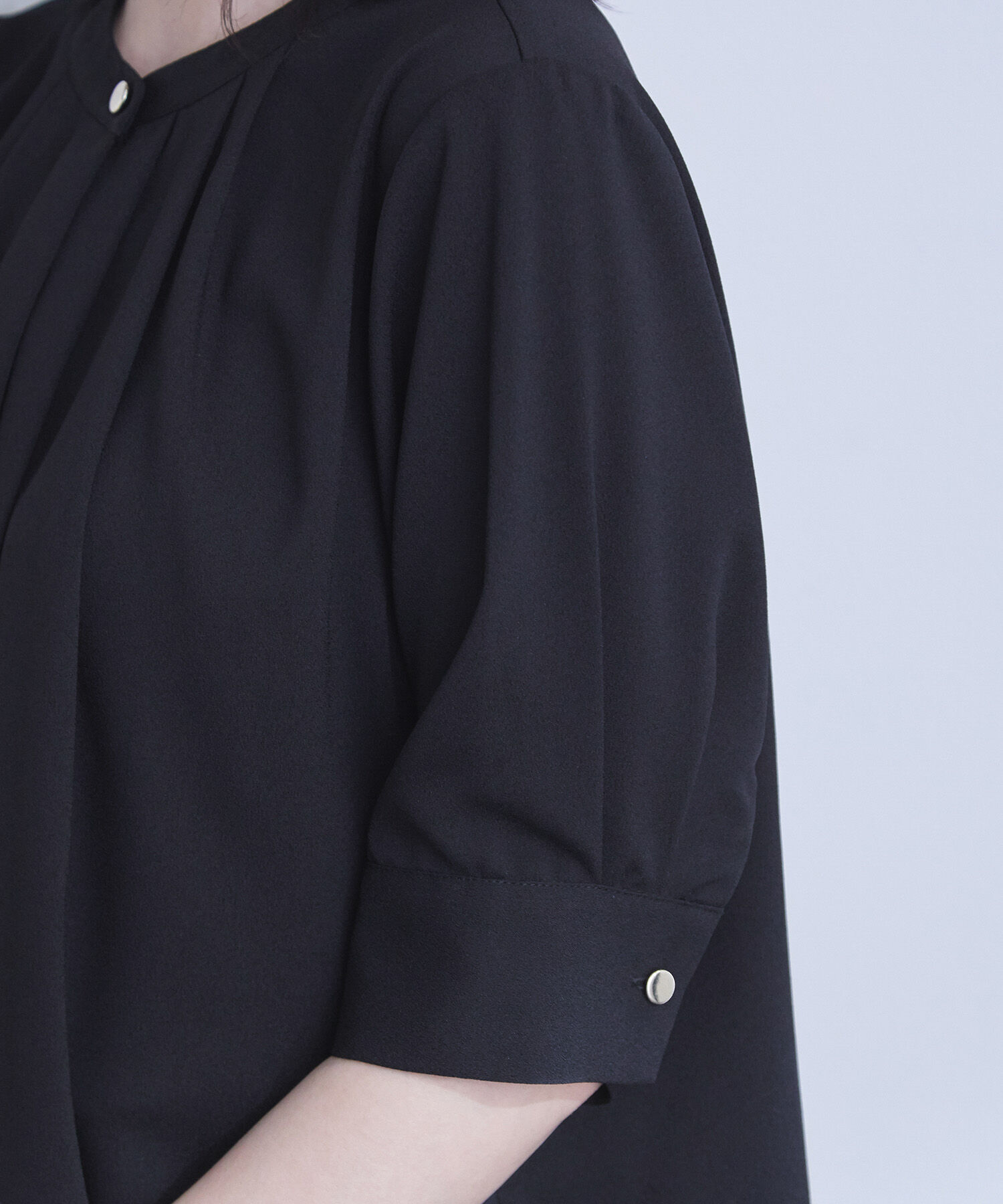 VIS「【EASY CARE】【新色追加】2WAYフロントタックブラウス」|シャツ・ブラウス|