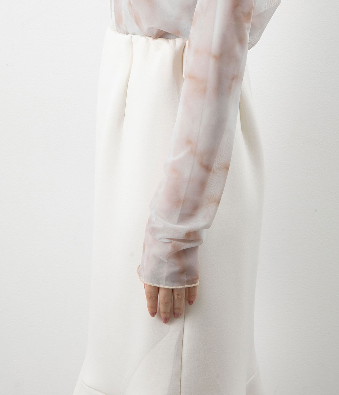 VIS「【スフレタッチ】ダンボールニットマーメイドスカート」|スカート|