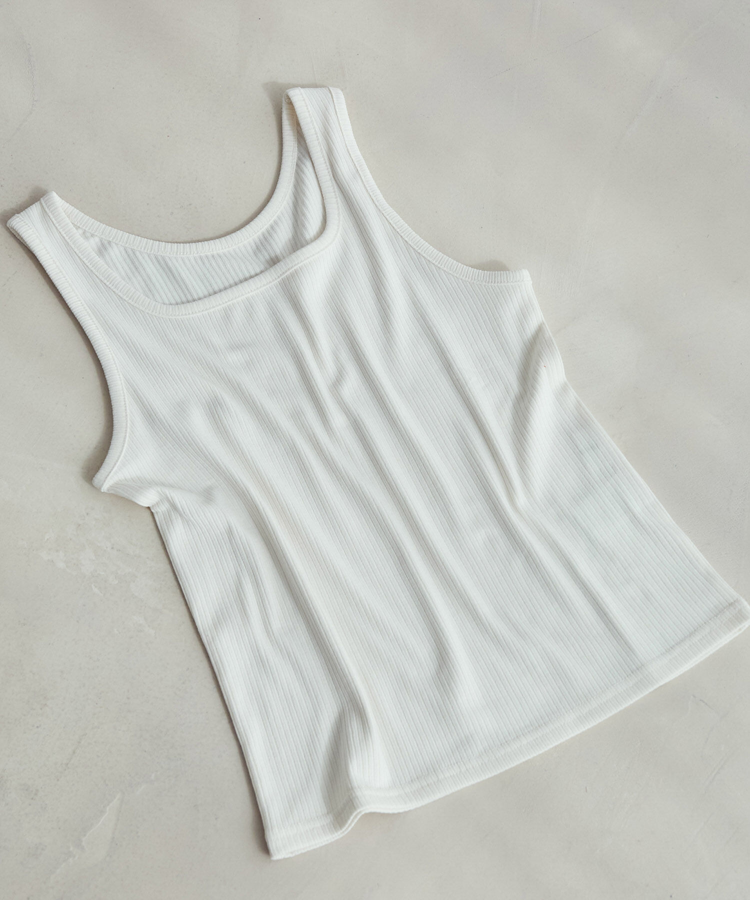 vis-a-vis「【WEB限定】テレコリブタンクトップ」|タンクトップ|