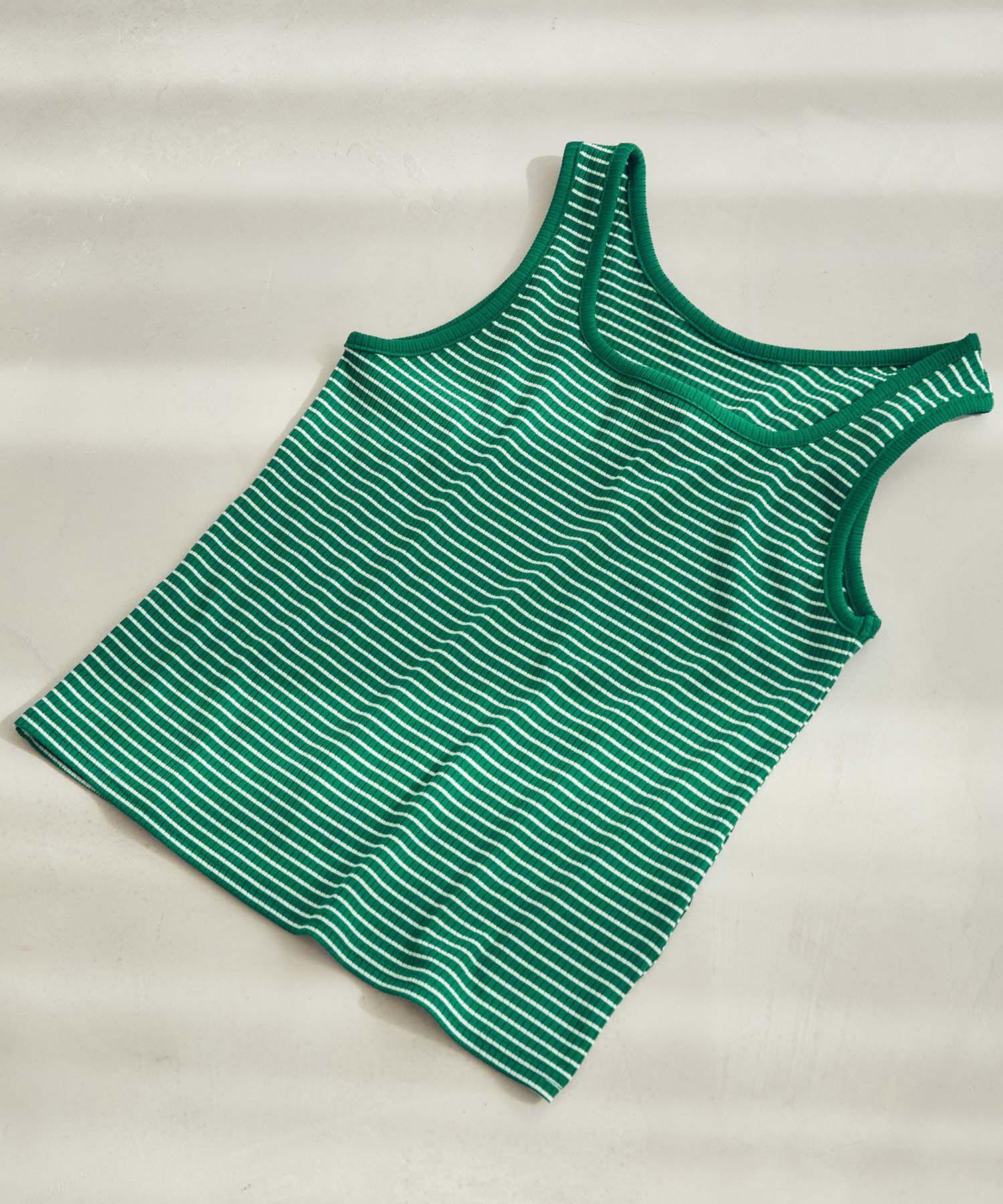 vis-a-vis「【WEB限定】テレコリブタンクトップ」|タンクトップ|