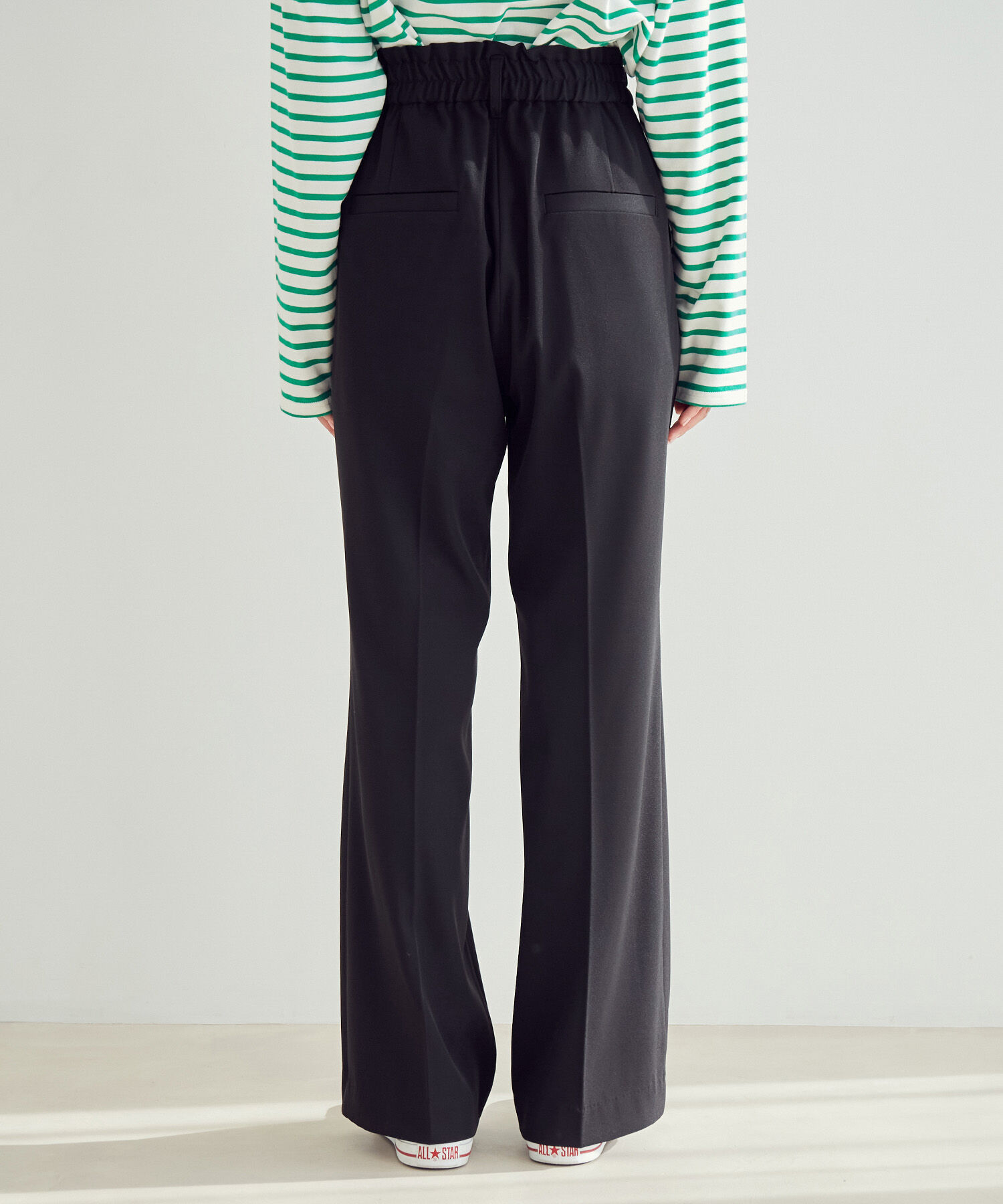 vis-a-vis「【WEB限定】【選べるカラー!コスパ最強パンツ】フレアーパンツ【洗濯機可】」|スラックス|