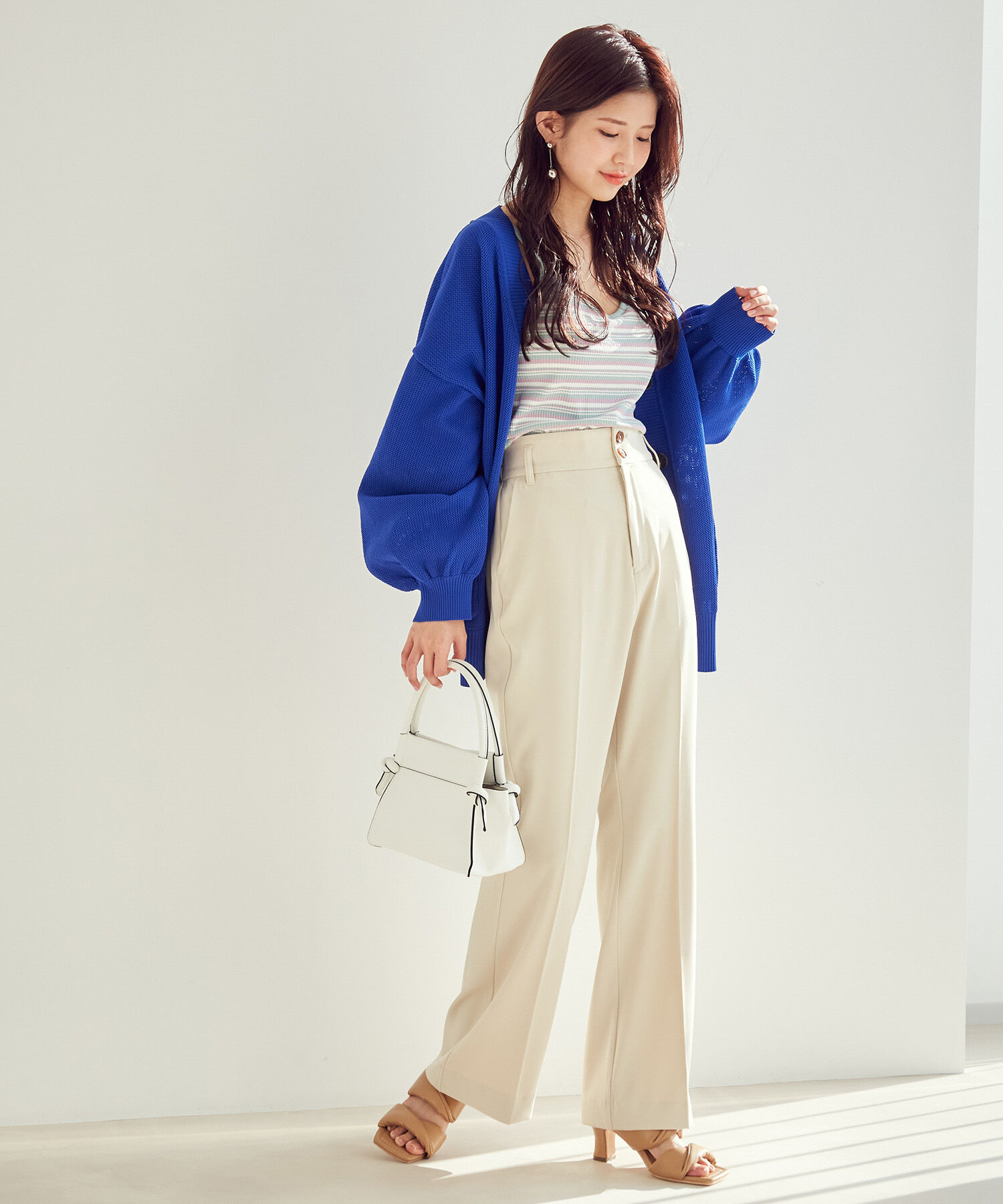 vis-a-vis「【WEB限定】【選べるカラー!コスパ最強パンツ】フレアーパンツ【洗濯機可】」|スラックス|