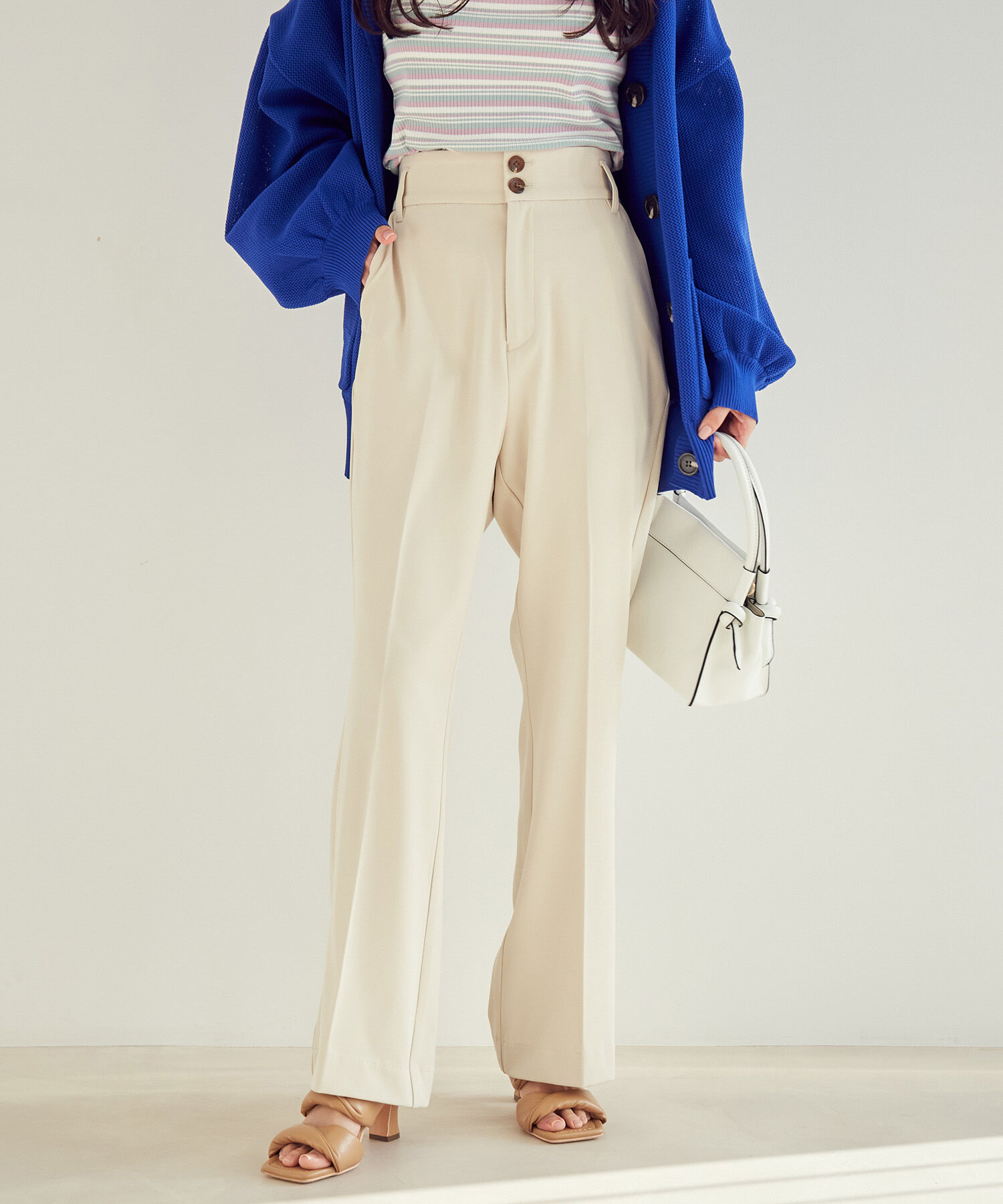 vis-a-vis「【WEB限定】【選べるカラー!コスパ最強パンツ】フレアーパンツ【洗濯機可】」|スラックス|キナリ(16)