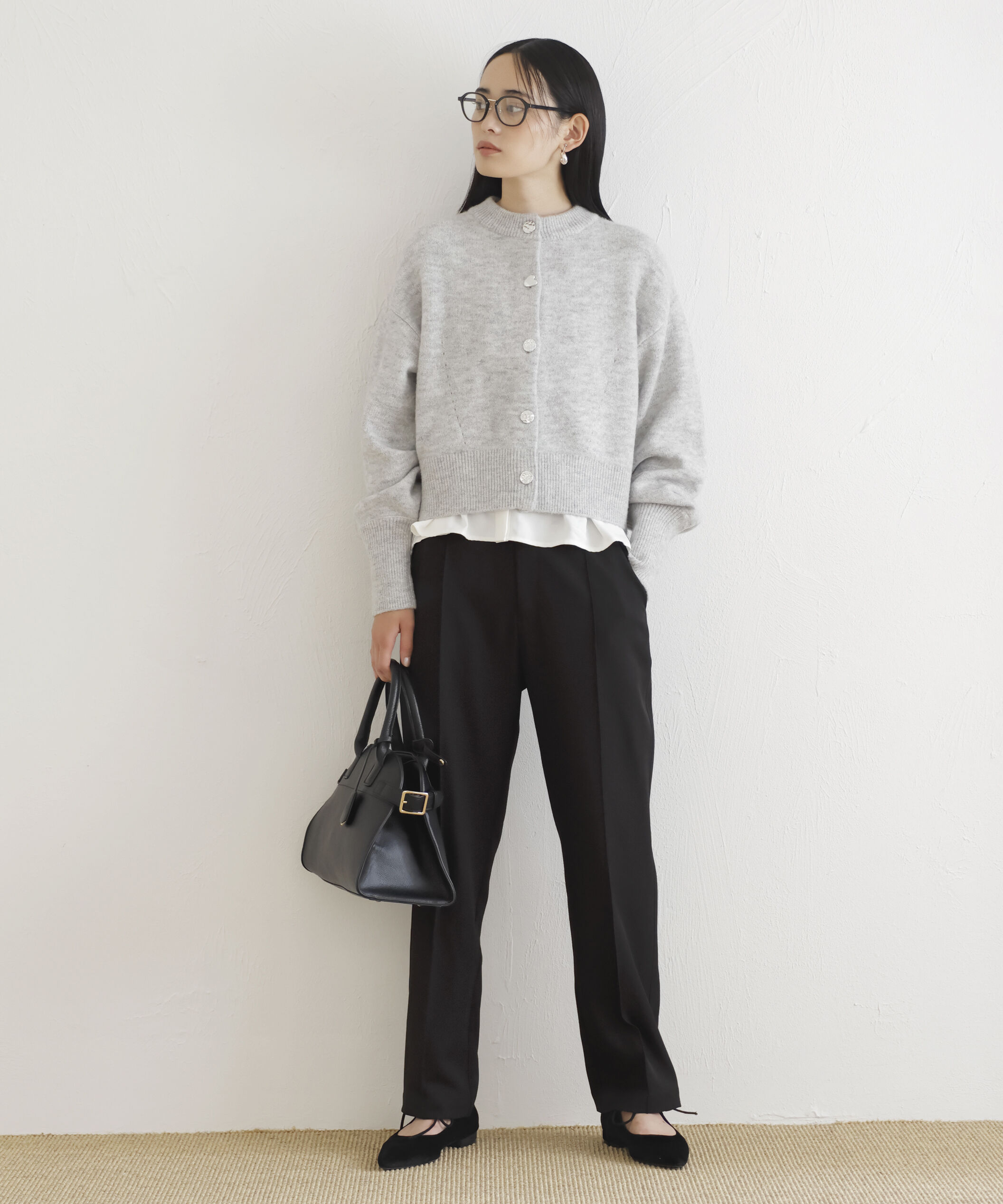 VIS「【大容量】【2WAY】キーチャーム付きボストンバッグ」|トートバッグ|