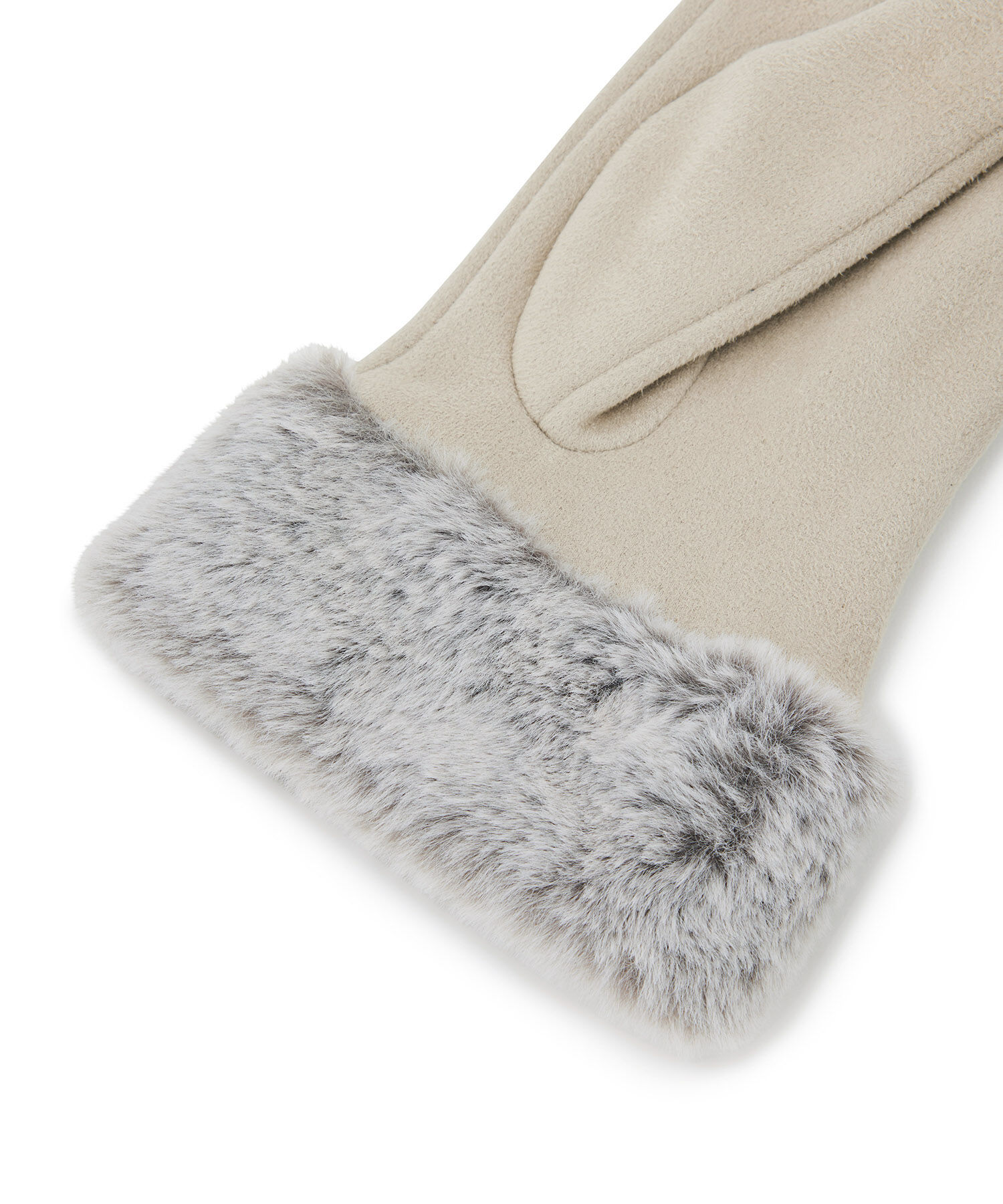 VIS「フェイクスェードファーグローブ」|手袋|