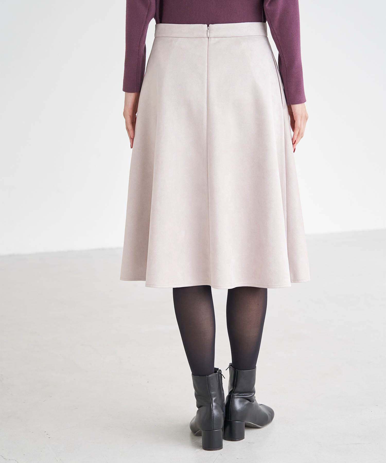 Rope&rsquo;Picnic「リサイクルポリエステルダンボールフレアスカート」|スカート|