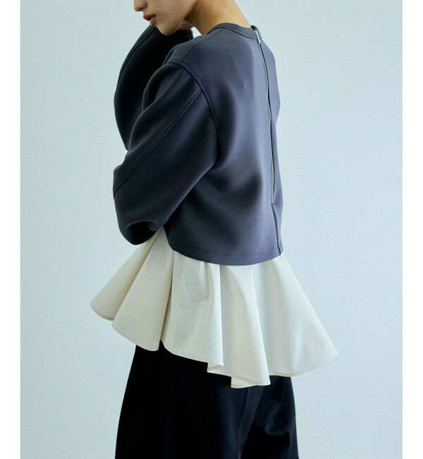 ADAM ET ROPE'「レイヤードペプラムチュニック」|その他|