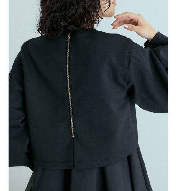 ADAM ET ROPE'「レイヤードペプラムチュニック」|その他|