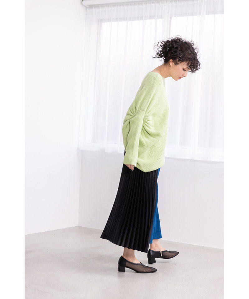  「アシンメトリーニットプルオーバー」|ニット・セーター|