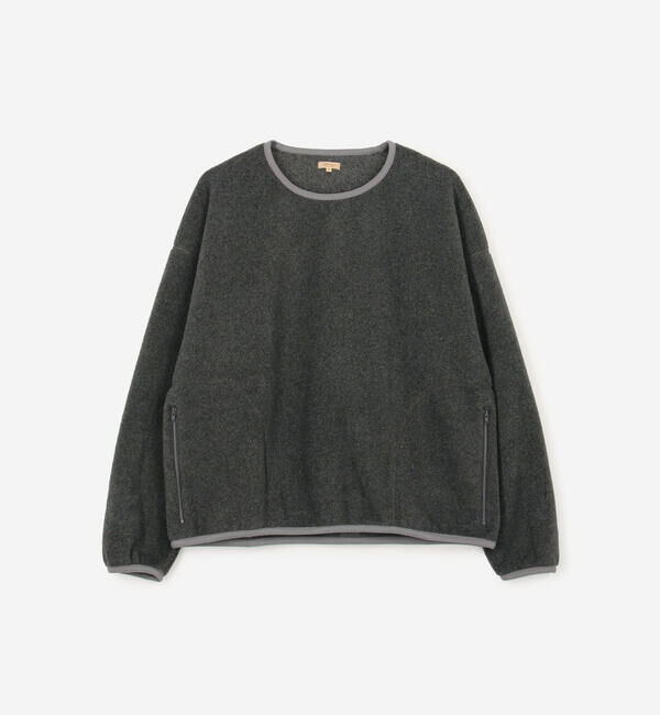  「Sanca | 〈別注〉クルーネック長袖 フリースプルオーバー WOMEN」|Tシャツ・カットソー|