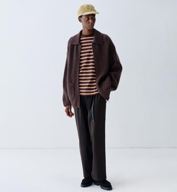  「RYE TENDER | 〈別注〉フルジップ ニットブルゾン MEN」|ニット・セーター|
