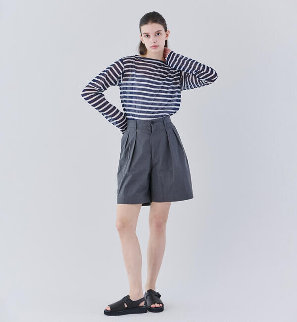 ORCIVAL「ORCIVAL | シースルー ボートネック長袖カットソー WOMEN」|Tシャツ・カットソー|