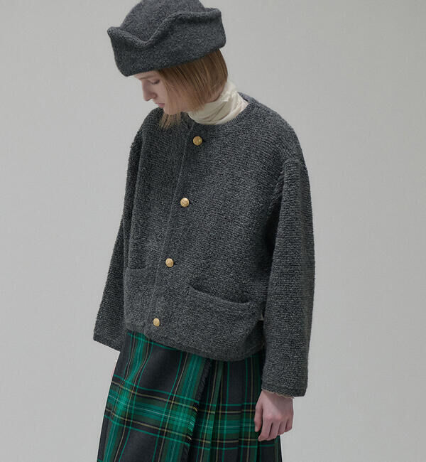 ORCIVAL「ORCIVAL | ブークレニットカーディガン WOMEN」|ニット・セーター|