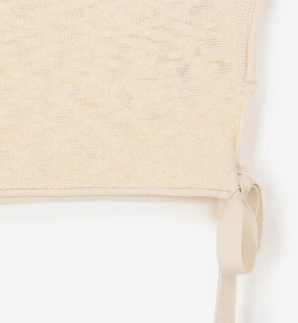  「UNFIL | ランダムウール ハイネックニットベスト WOMEN」|ベスト・ジレ|