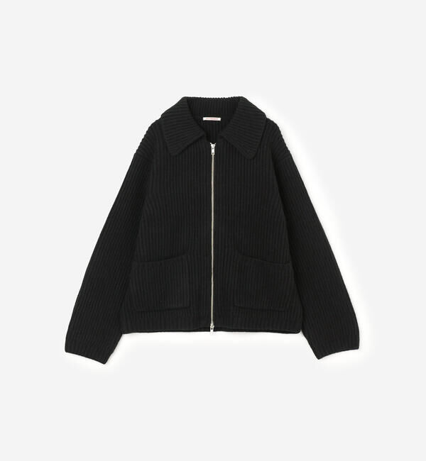  「RYE TENDER | 〈別注〉フルジップ ニットブルゾン WOMEN」|ニット・セーター|