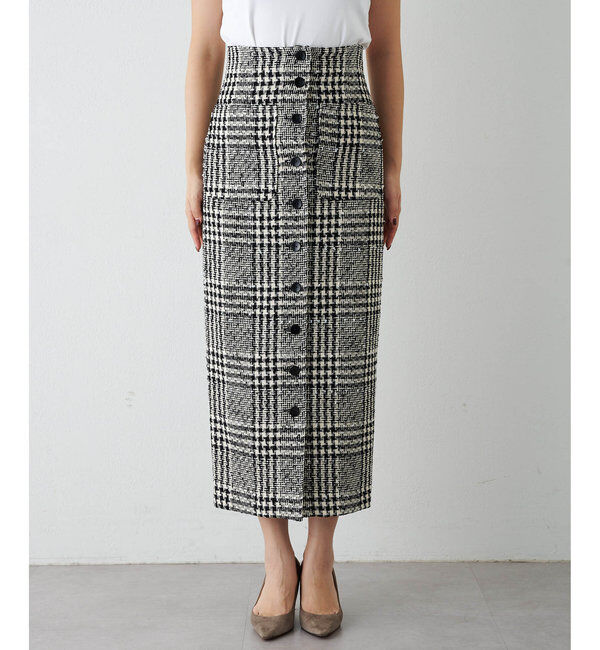  「フロントボタンスカート」|スカート|