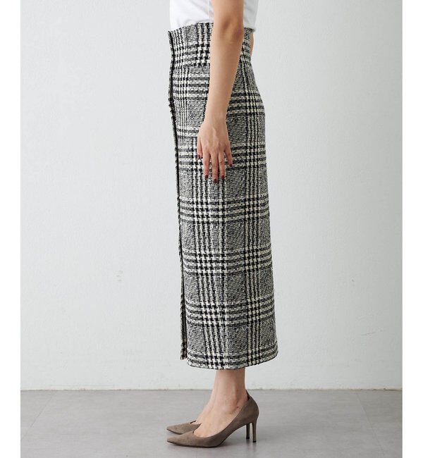  「フロントボタンスカート」|スカート|