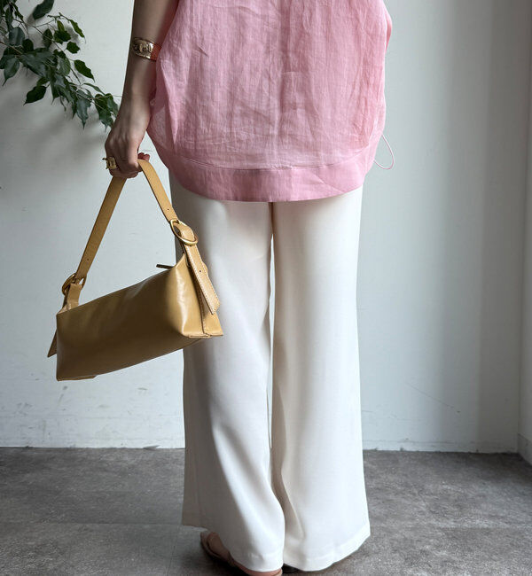  「ドロストワイドパンツ」|チノ|