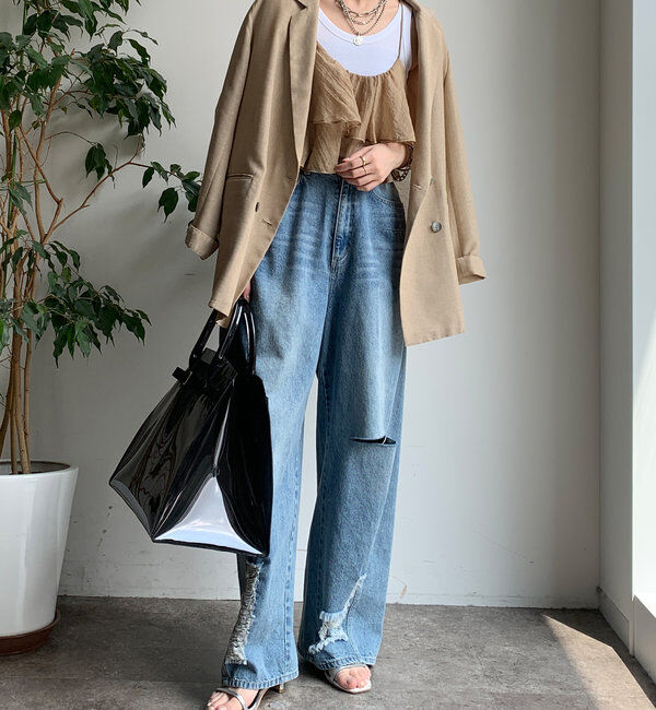  「フリルキャミセット」|Tシャツ・カットソー|