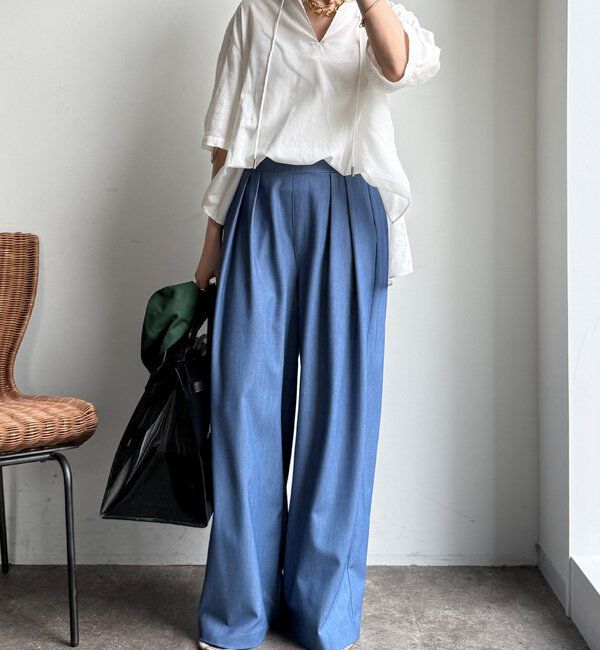  「【WEB限定】襟付スキッパーシャツ」|シャツ・ブラウス|