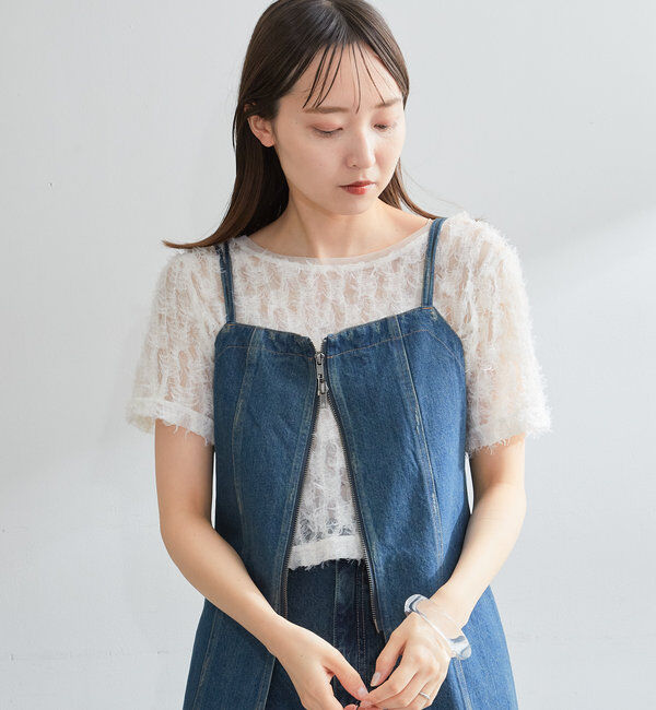  「【7色展開】フェザーチュールTee」|Tシャツ・カットソー|