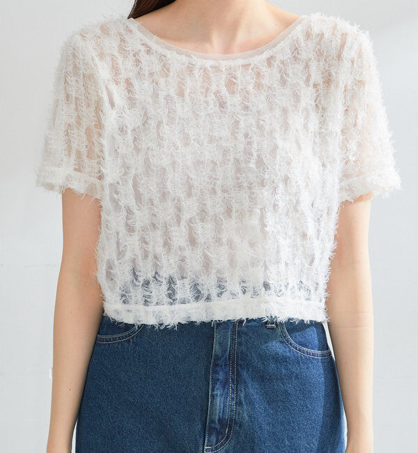  「【7色展開】フェザーチュールTee」|Tシャツ・カットソー|