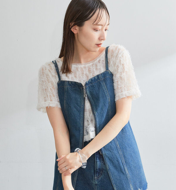  「【7色展開】フェザーチュールTee」|Tシャツ・カットソー|