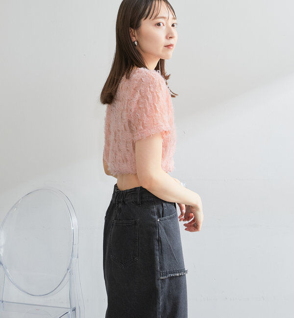  「【7色展開】フェザーチュールTee」|Tシャツ・カットソー|