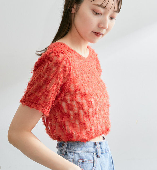  「【7色展開】フェザーチュールTee」|Tシャツ・カットソー|