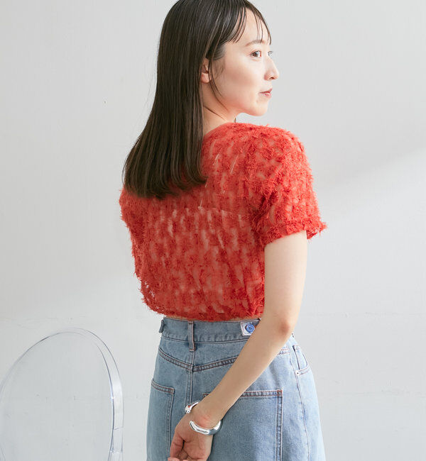  「【7色展開】フェザーチュールTee」|Tシャツ・カットソー|