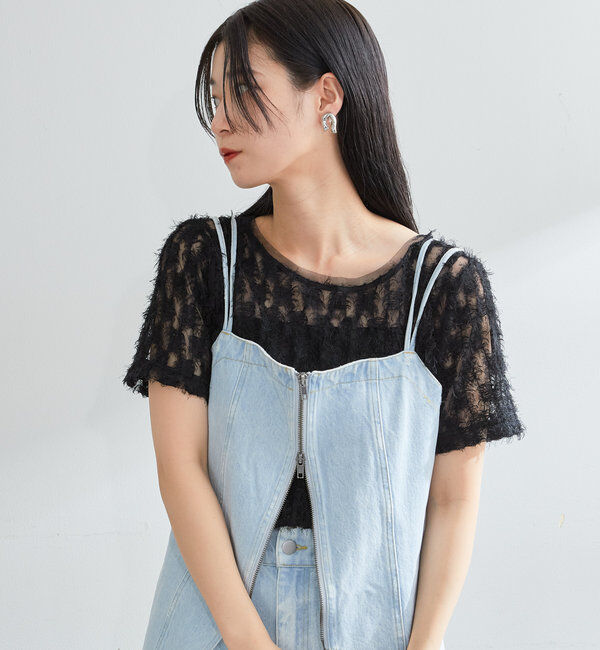  「【7色展開】フェザーチュールTee」|Tシャツ・カットソー|