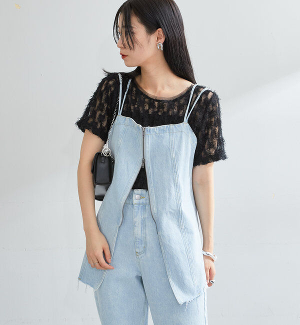  「【7色展開】フェザーチュールTee」|Tシャツ・カットソー|