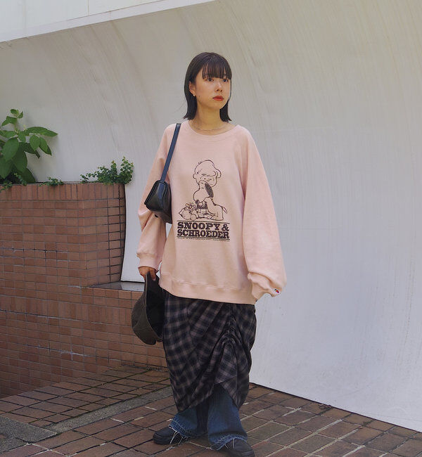  「【WHIMSIC&times;PEANUTS&times;FTL】エスクルーシブスウェットシャツ」|Tシャツ・カットソー|