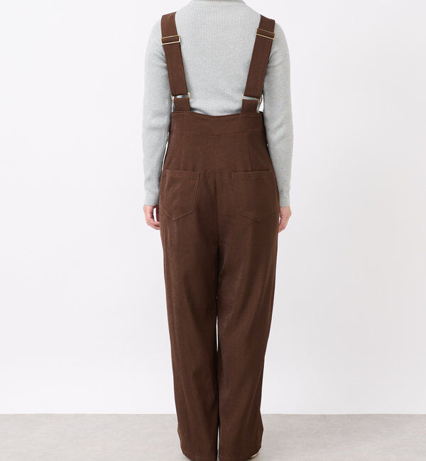  「《スリットで綺麗見せ・着回し》ツイルサロペット」|その他|