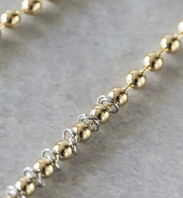  「ゴールドMIXマンテルボールチェーン」|ブローチ・コサージュ|