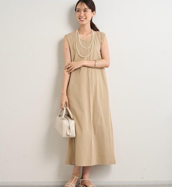  「《大人のこなれ感を演出》ジャージピンタックワンピース」|その他|