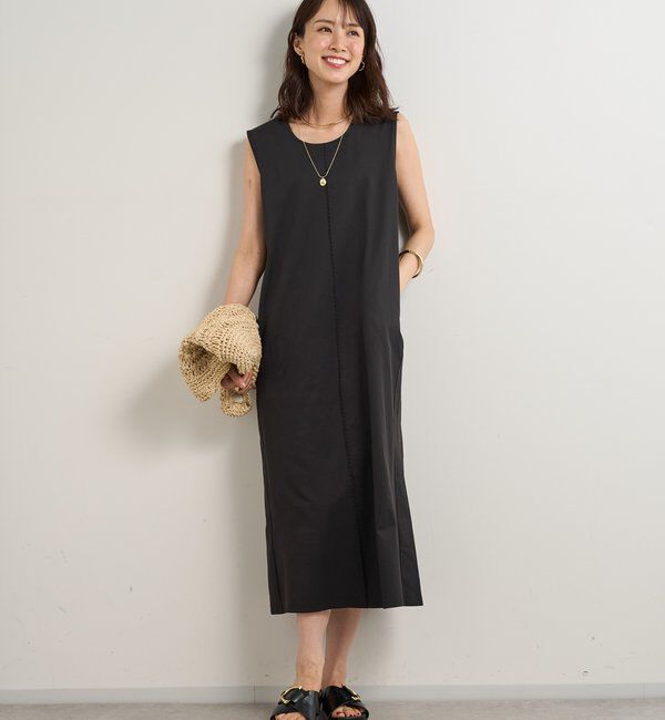  「《大人のこなれ感を演出》ジャージピンタックワンピース」|その他|