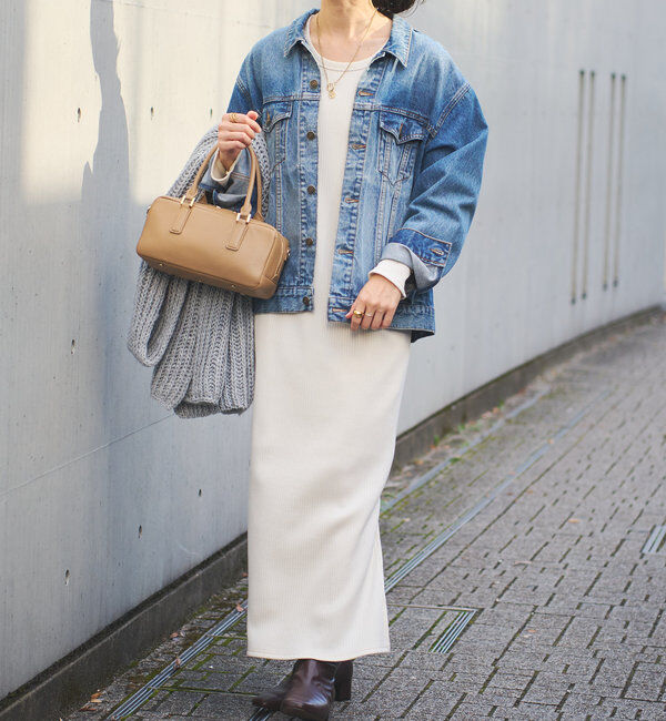  「【全骨格細見え】2WAYロングリブワンピース」|ワンピース|