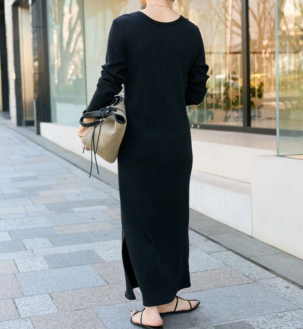  「【全骨格細見え】2WAYロングリブワンピース」|ワンピース|