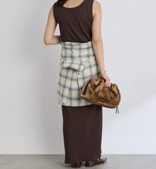  「【マイナス3kg/レビュー高評価☆】2WAYリブタンクワンピース」|ワンピース|