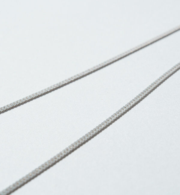  「【首元にポイントを】SV925シャインチェーンショートネックレス」|リング|