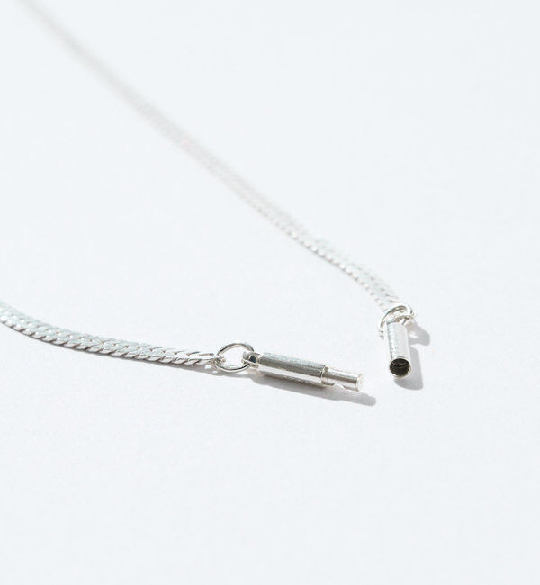  「【首元にポイントを】SV925シャインチェーンショートネックレス」|リング|