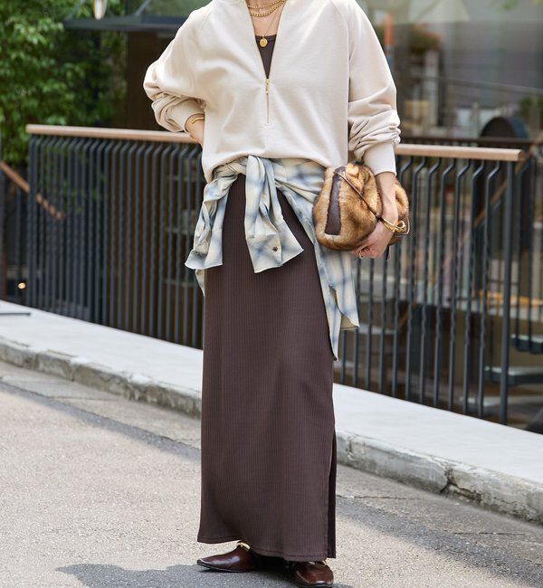 予約【新色追加/抜け感◎】ハーフZIPスウェット｜ルミネのファッション